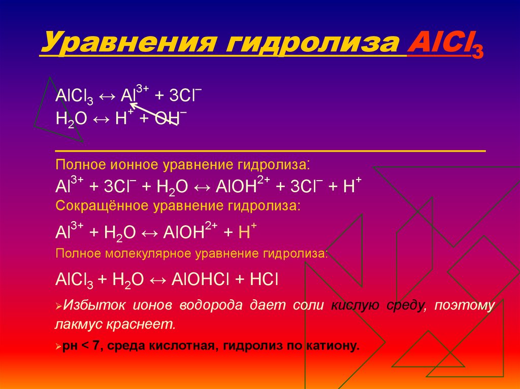 Гидролиз водного раствора гидроксида калия. Составление уравнений реакций гидролиза соли.. Составление уравнений реакции гидролиза солей. Примеры уравнений реакций гидролиза. Уравнение реакции гидролиза солей alcl3.
