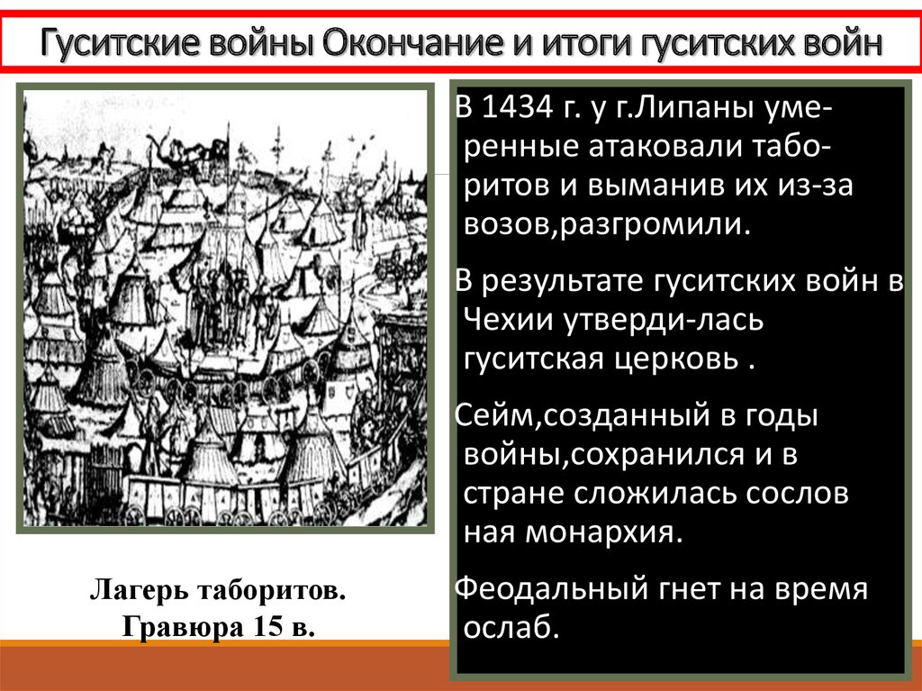 Гуситское движение в чехии конспект урока 6 класс презентация