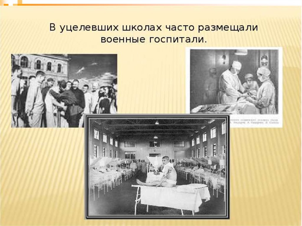 Гражданское право в годы великой отечественной войны. Школа в годы войны. Госпиталь в школе в годы войны. Советская наука в годы Великой Отечественной войны.