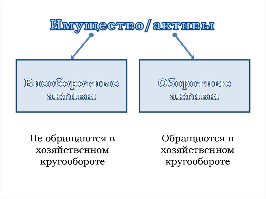 Хозяйственное имущество актив