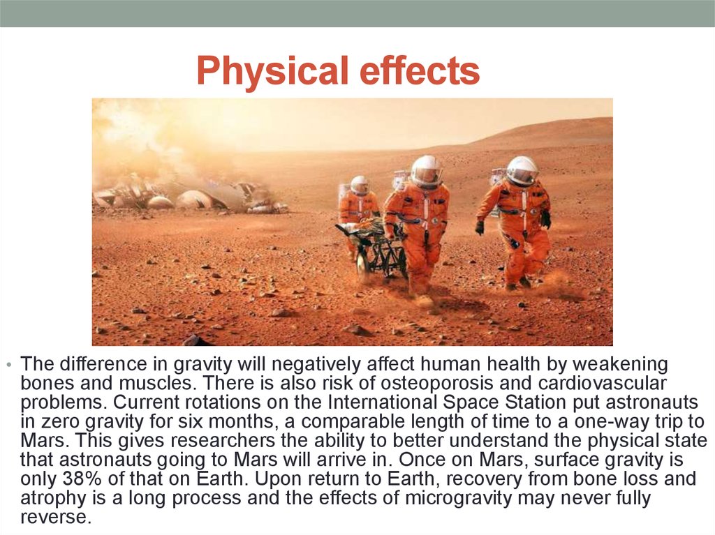 Physical effects