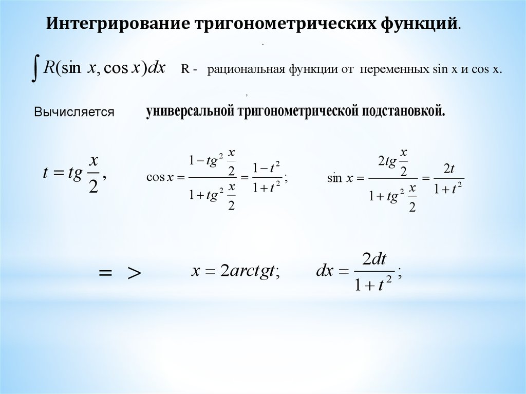 Рациональная возможность. Универсальная тригонометрическая подстановка формулы. Универсальная тригонометрическая подстановка. Универсальная тригонометрическая подстановка в интегралах. Универсальная подстановка для тригонометрических функций.