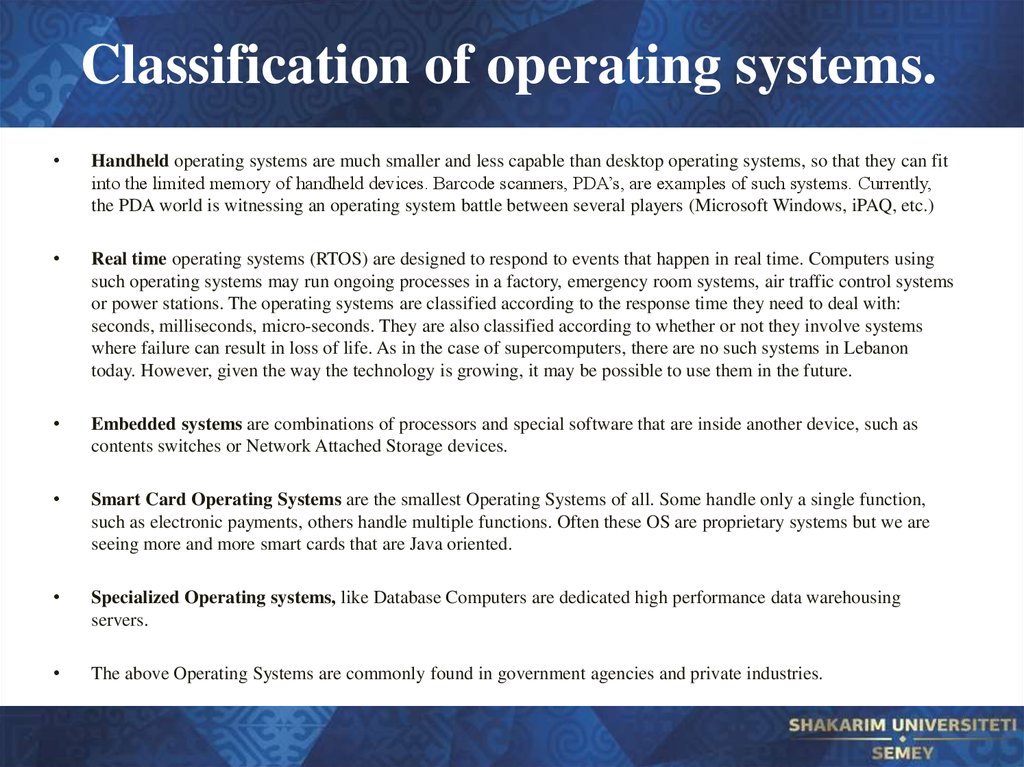 Desktop operating system. Classification of desktop applications презентация. Classification of operating Systems. Classify operating Systems. Os classification.