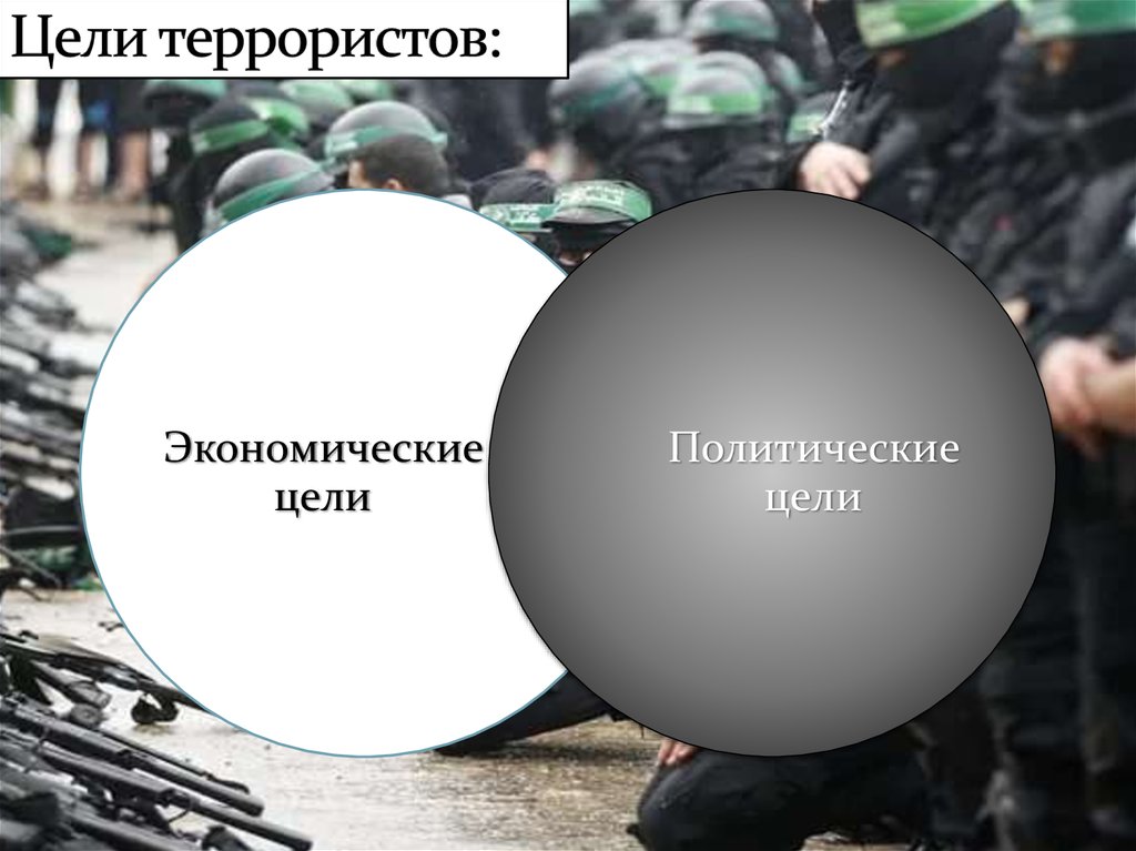 Цель террористов