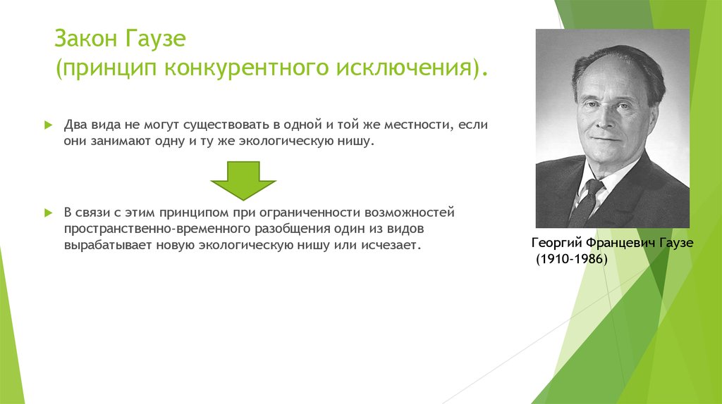 Принцип ф. Закон конкурентного исключения Гаузе. Закон Гаузе экология. Принцип Гаузе экология. Принцип конкурентного исключения принцип Гаузе.