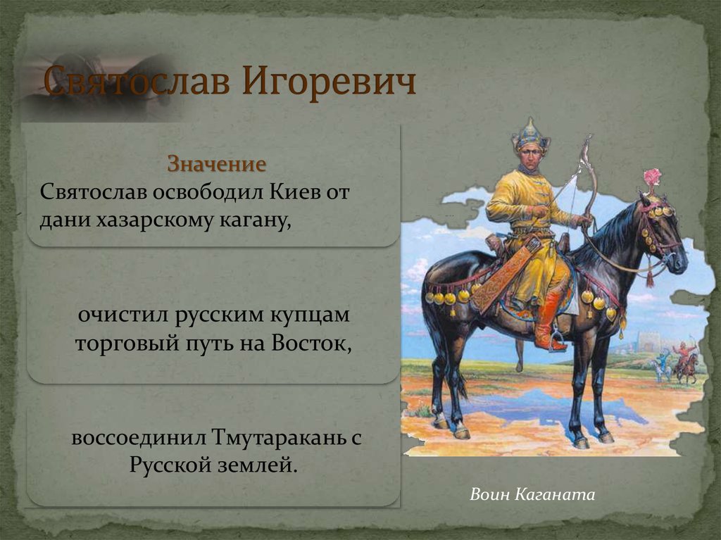 Походы русов на северный кавказ тмутараканское княжество презентация