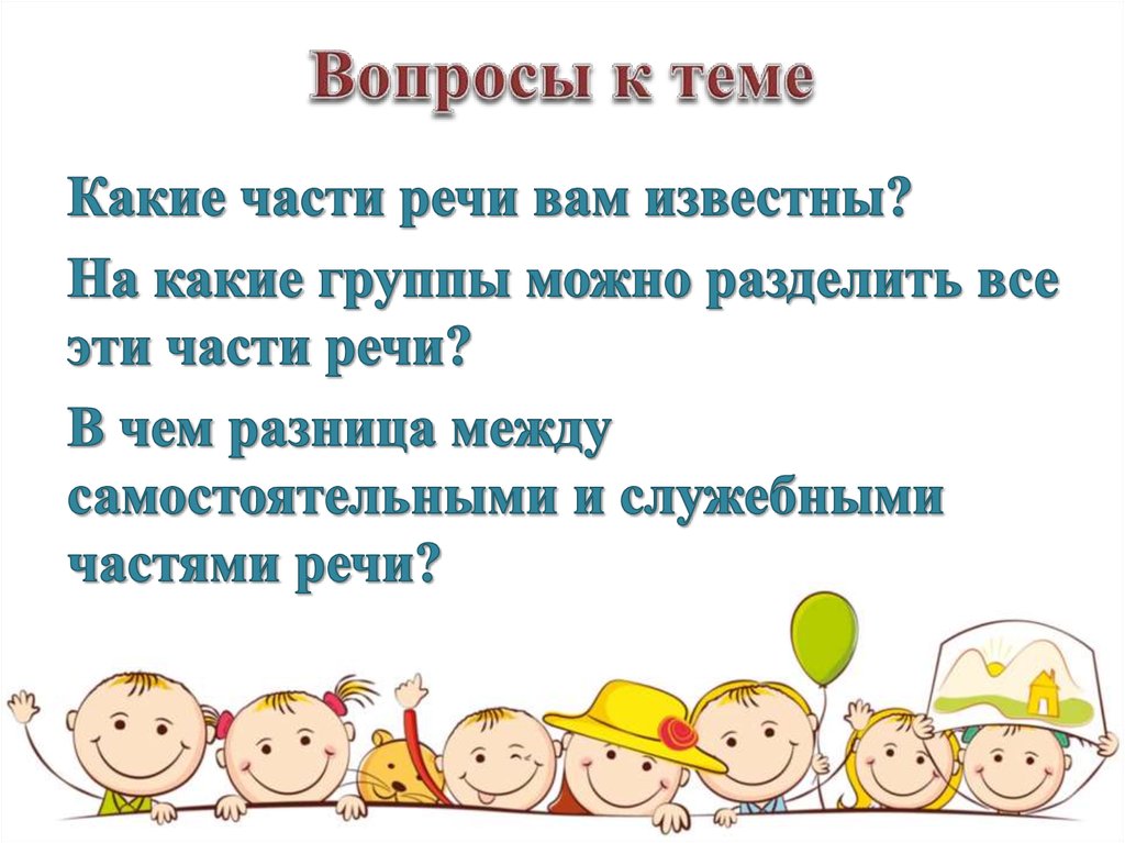 Вопросы к теме