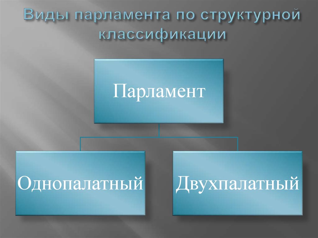 Двухпалатный парламент форма правления