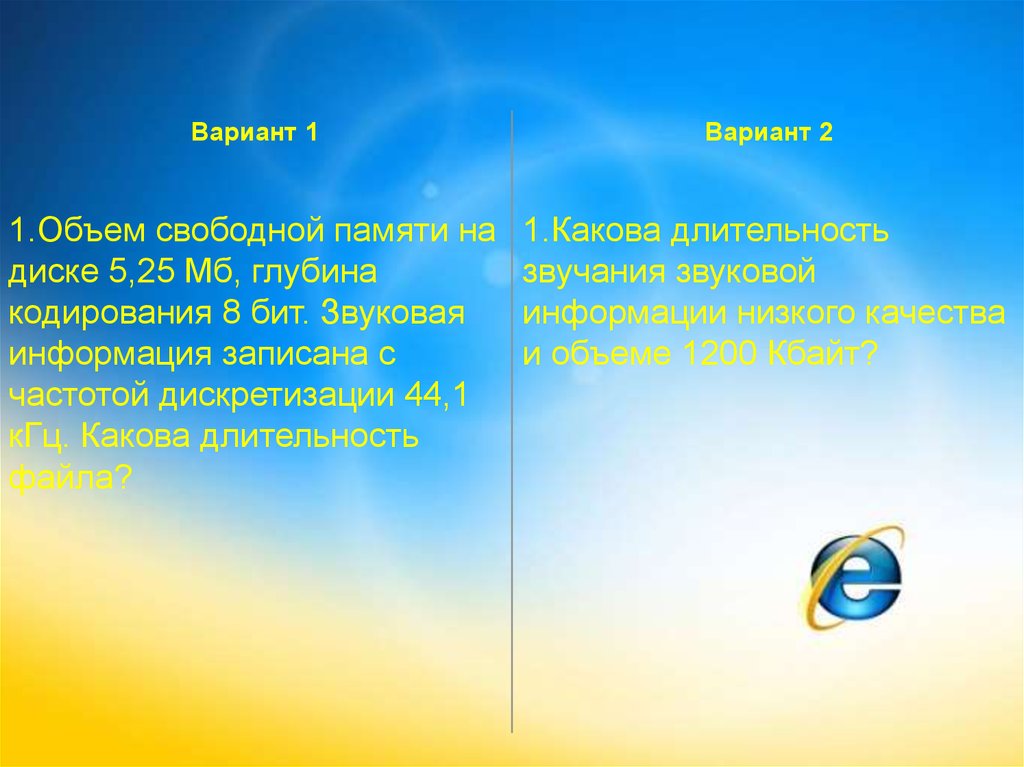 Объем свободной. Глубина звука в информатике. Объем свободной памяти. Объем свободной памяти на диске 5.25 МБ. Объём свободной памяти на диске 5.25 МБ глубина кодирования 16 бит.