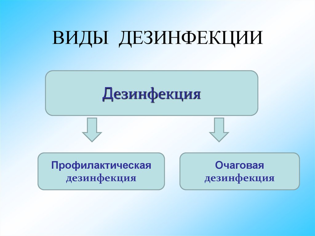 Презентация виды дезинфекции