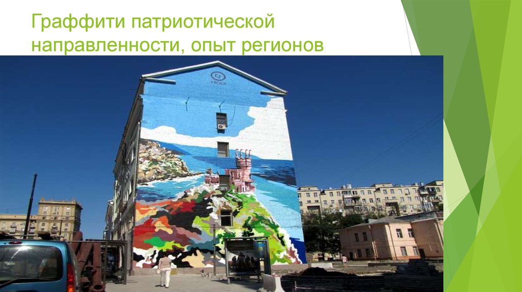 Граффити патриотической направленности, опыт регионов