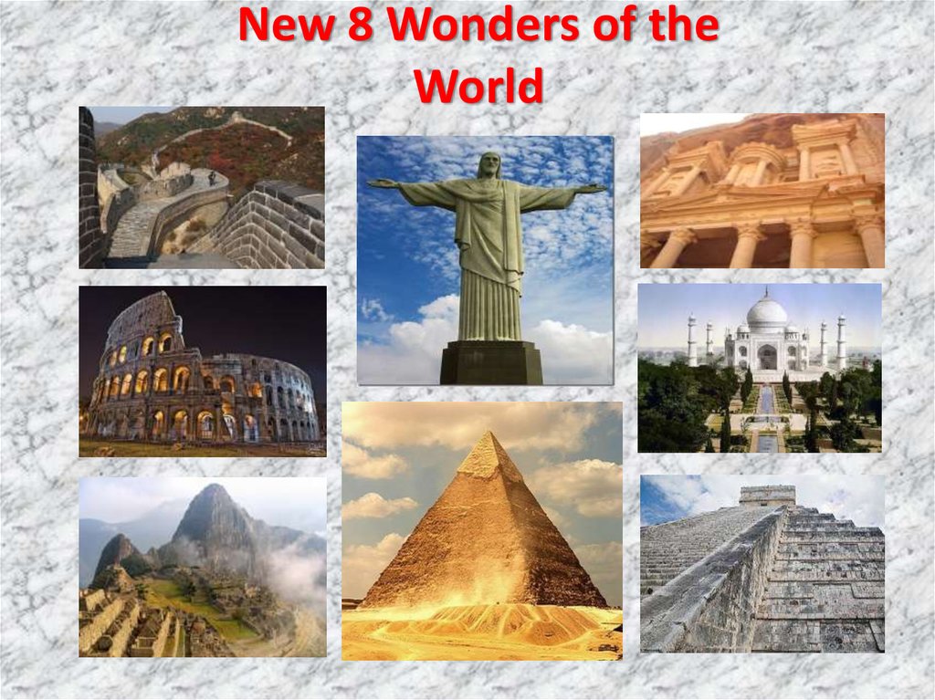 The seven wonders of the world презентация