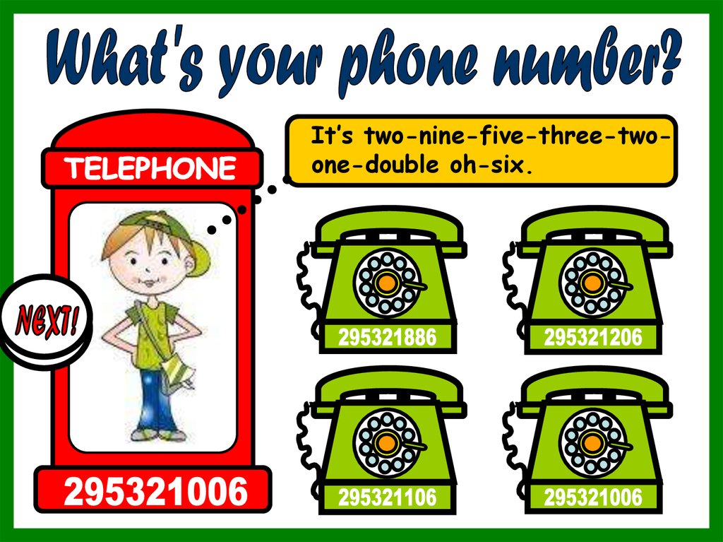 What s Your Phone Number 