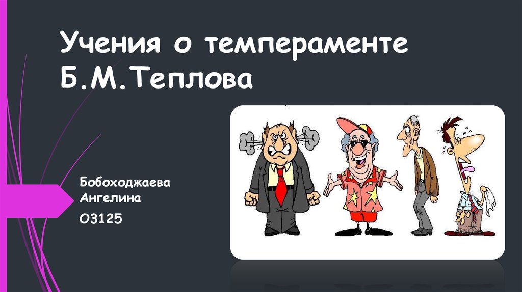 Б м теплов темперамент