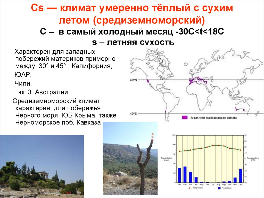 Климат западных берегов