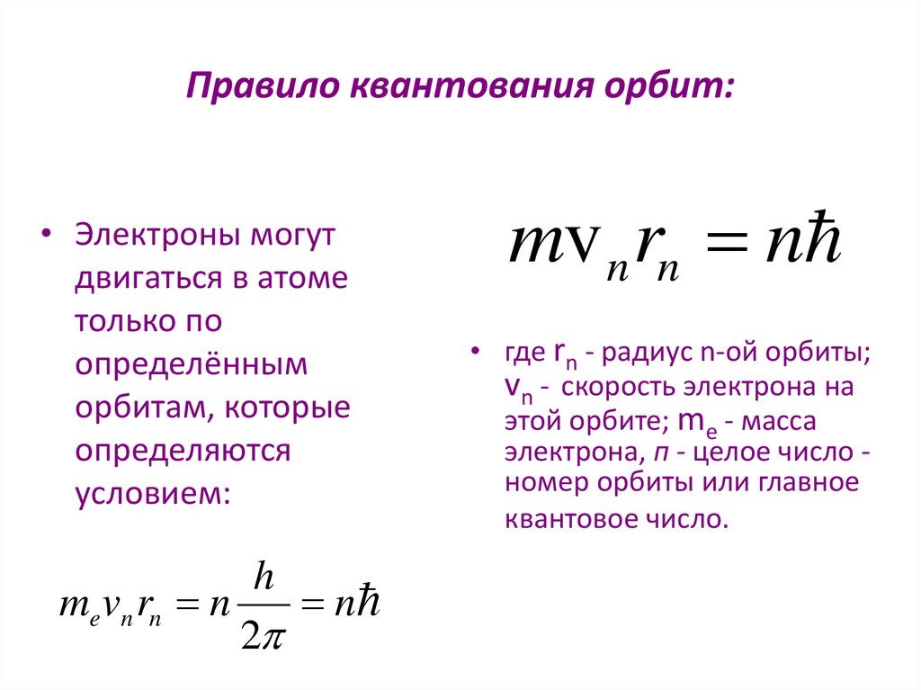 Радиус орбиты