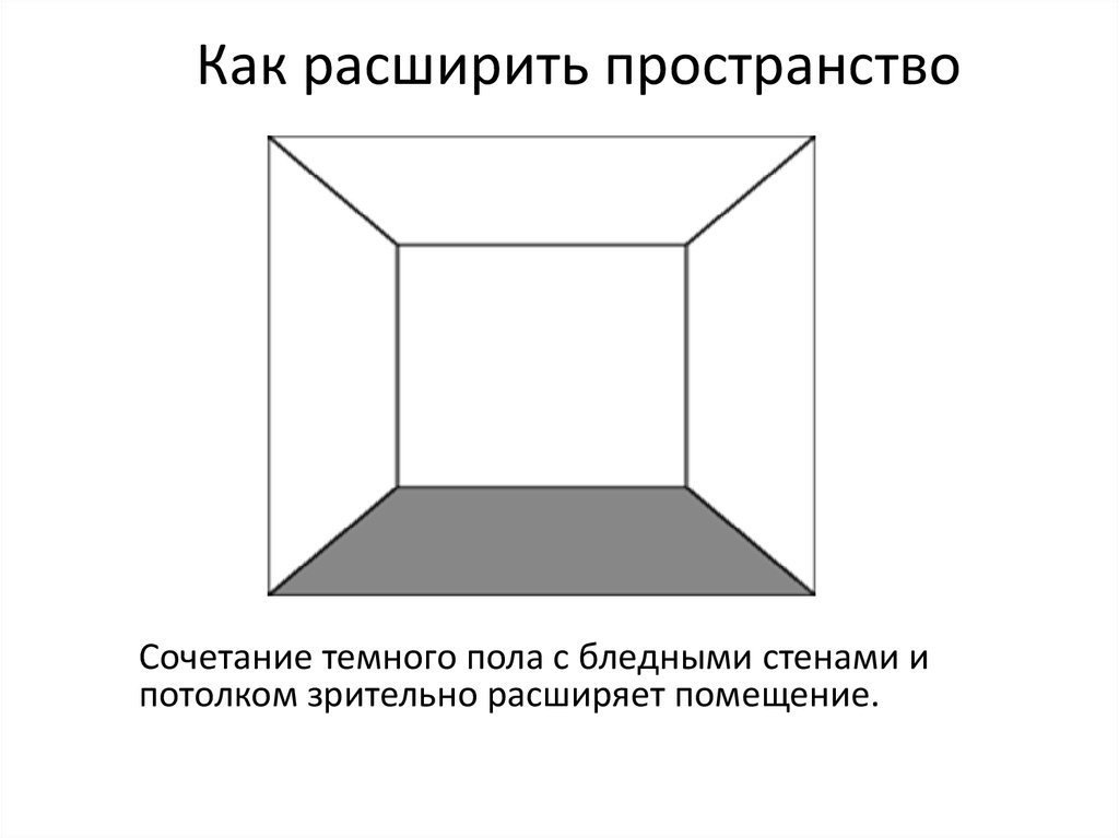 Какой рисунок обоев уменьшает пространство