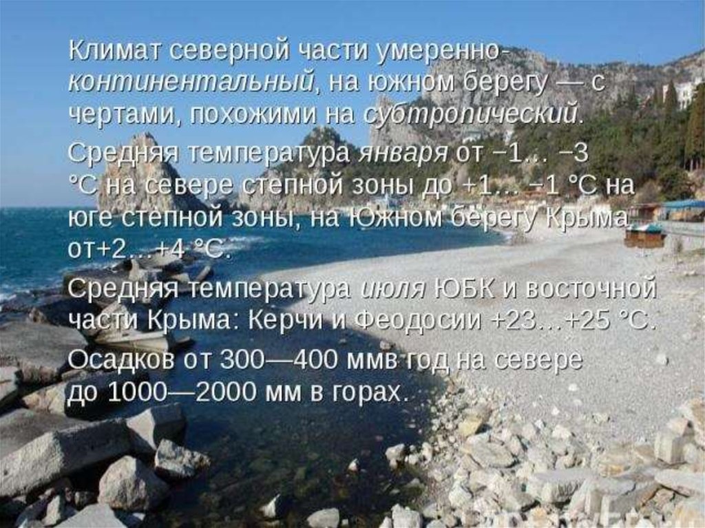 Южный берег крыма презентация