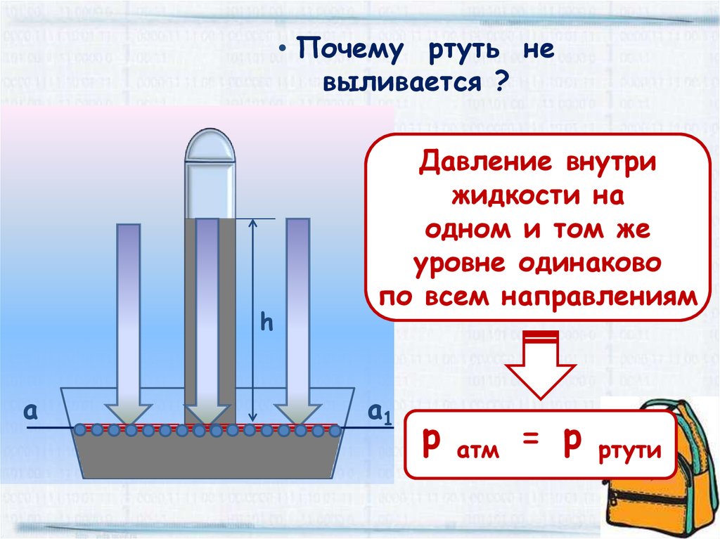 Презентация физика 7 класс перышкин измерение атмосферного давления опыт торричелли