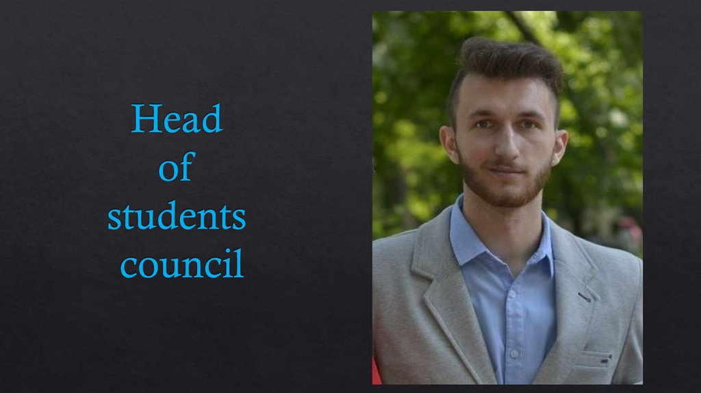 Head of students council
