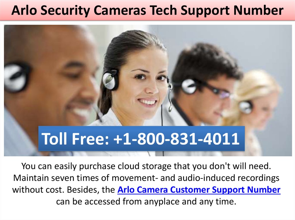 arlo security camera customer service phone number