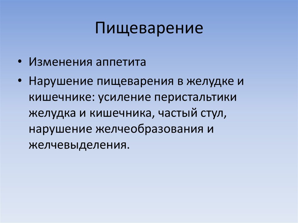 Пищеварение