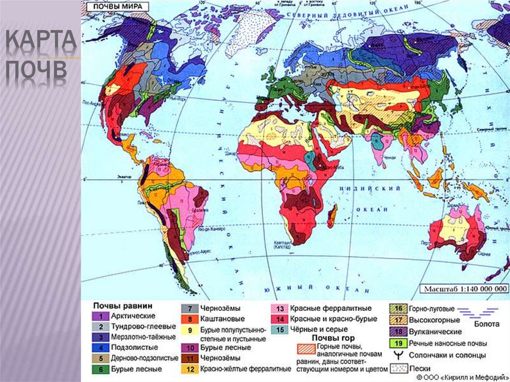 Карта плодородия почв россии атлас