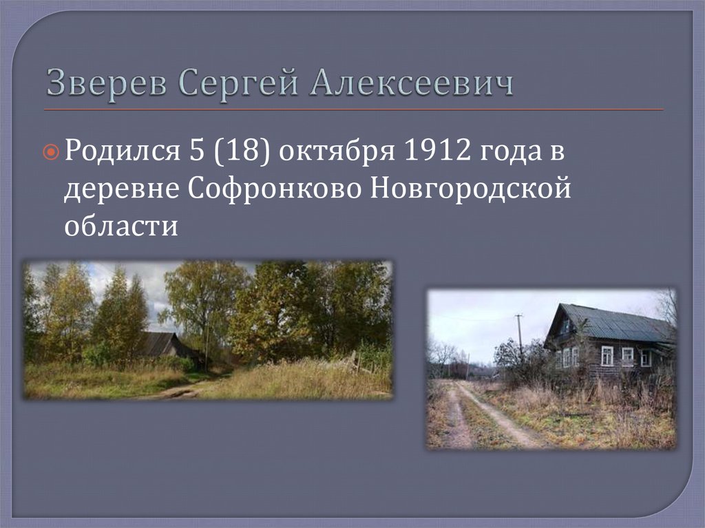 Зверев Сергей Алексеевич