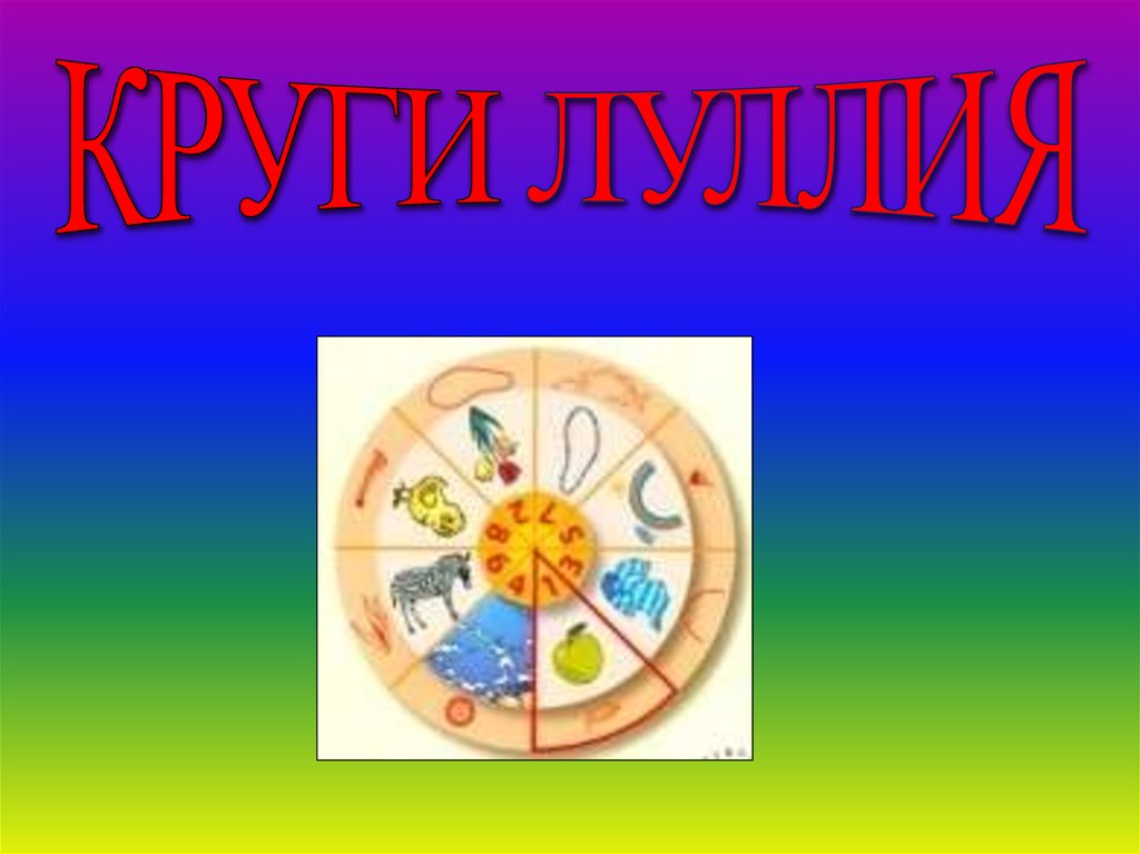 Презентация круги луллия