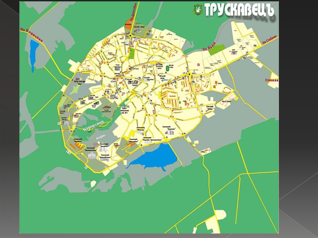 Трускавец карта украины