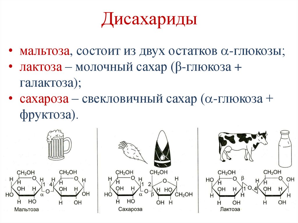 Химические свойства мальтозы