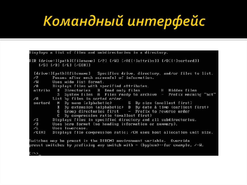 Операционная система состав функции