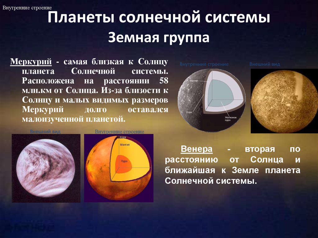Земной группы относят. Планеты земной группы солнечной системы Меркурий. Строение планет земной группы. Внутреннее строение планет солнечной системы. Солнечное строение планет.