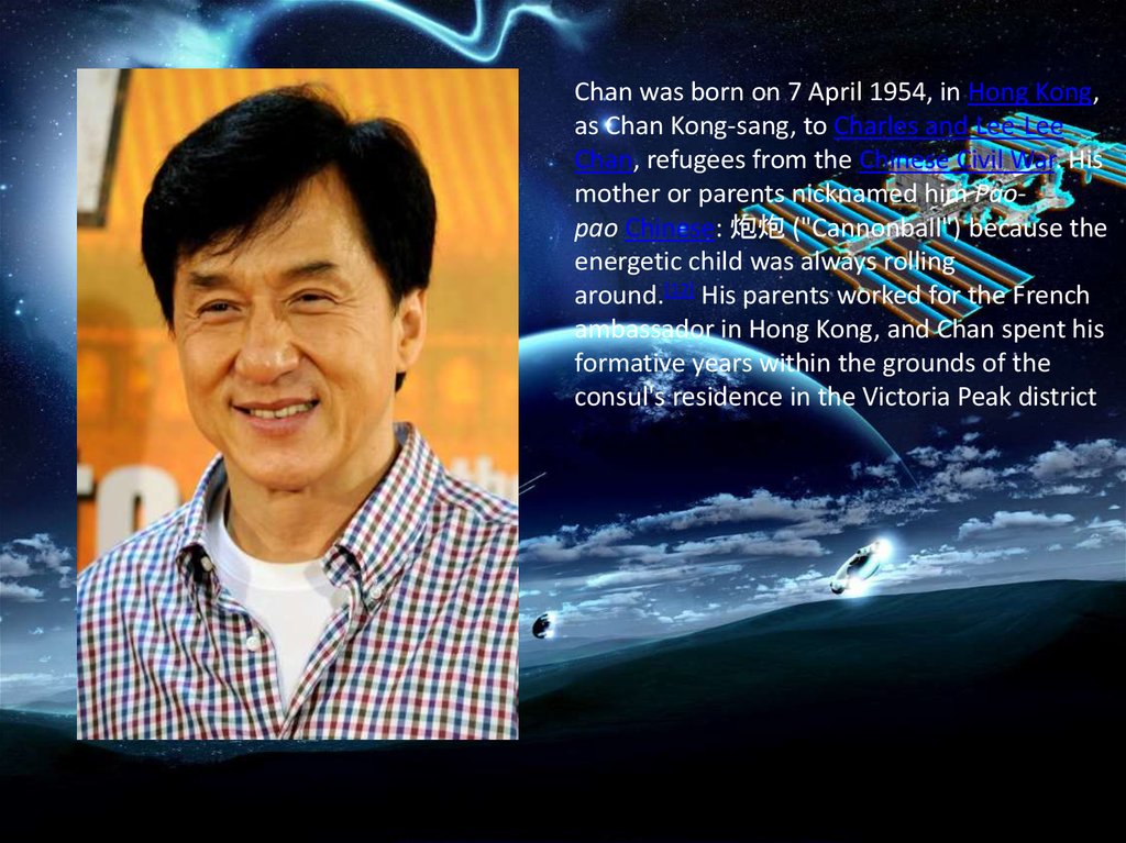 presentation about jackie chan