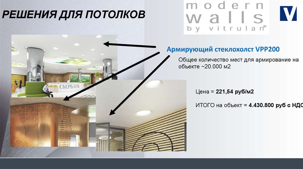 Решения для Потолков