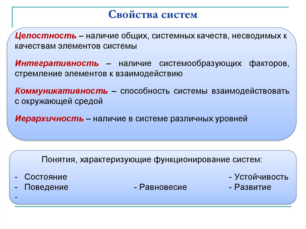 Выберите свойства системы. Свойства системы. Свойства системы целостность. Перечислите свойства системы. Свойствами системы являются.