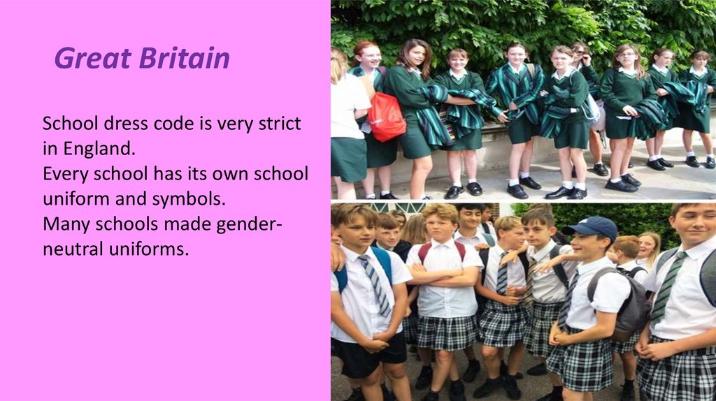 School had. School uniform in Britain презентация. Uniform in great Britain. School uniform in different Countries. Great Britain School uniform.