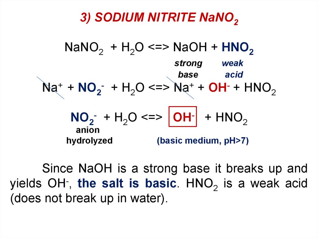 Naoh какая связь. No2 NAOH холодный. Hydrolysis of Salts. Nano2 гидролиз. No2 NAOH h2o.