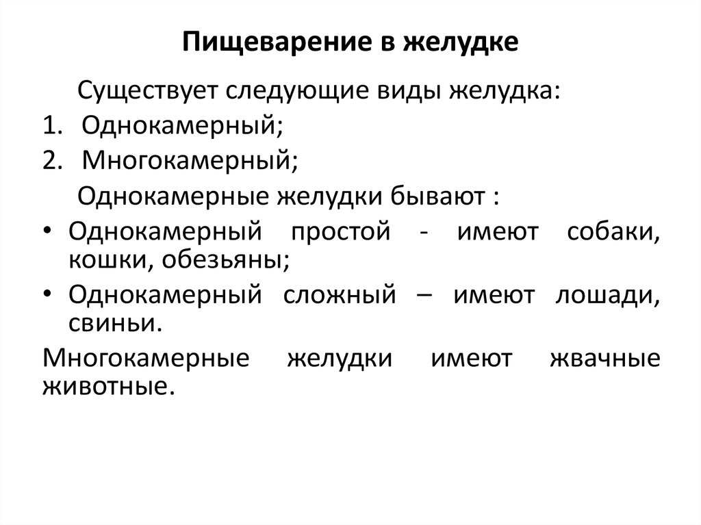 Пищеварение в желудке. Пищеварение в желудке кратко. Процесс пищеварения в желудке кратко. Пищеварение в однокамерном желудке.