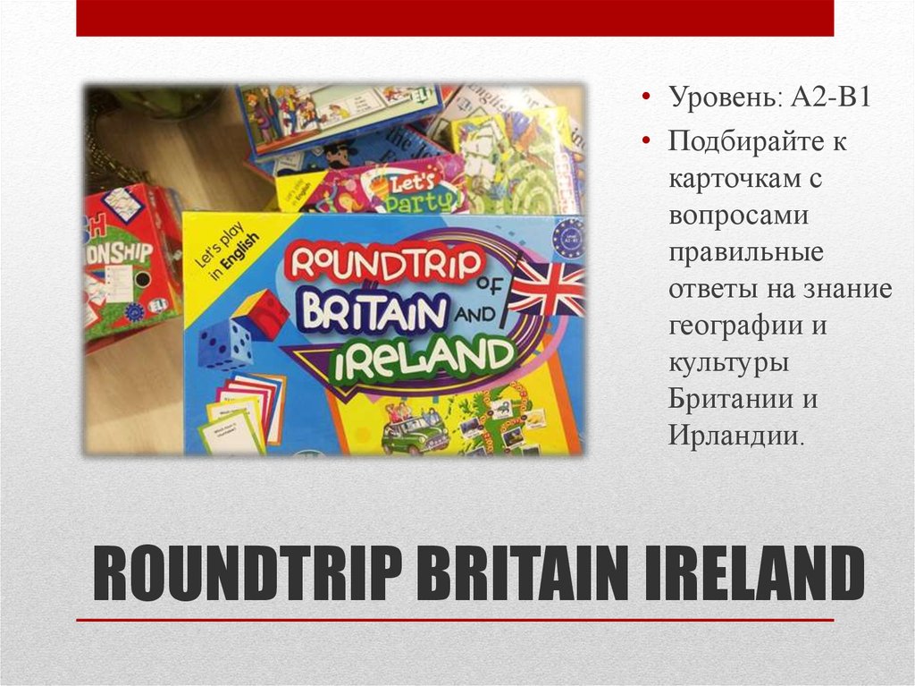 ROUNDTRIP BRITAIN IRELAND