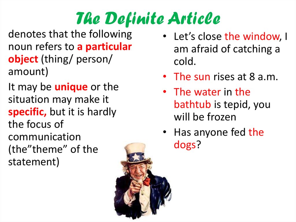 She the article. Definite article. Definite and indefinite articles. Определенный артикль – definite article.. Use of definite article.