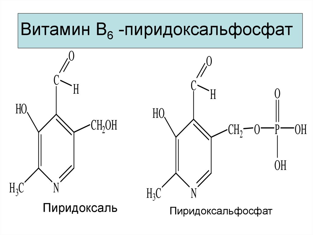 Витамин В6 -пиридоксальфосфат