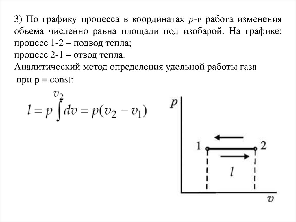 Работа газа в процессе 2 3. Площадь под Кривой процесса в TS-координатах численно равна. Отвод тепла на графике. Площадь под Кривой процесса в PV-координатах численно равна. Работа газа численно равна площади ограниченной графиком процесса.