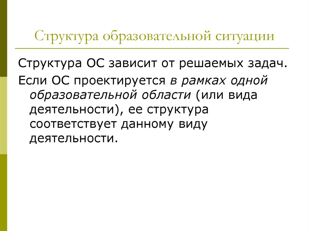 От операционной системы зависит. Структура образовательной ситуации. Структура учебной задачи. Структура учебной учебная задача. Структура учебной деятельности.