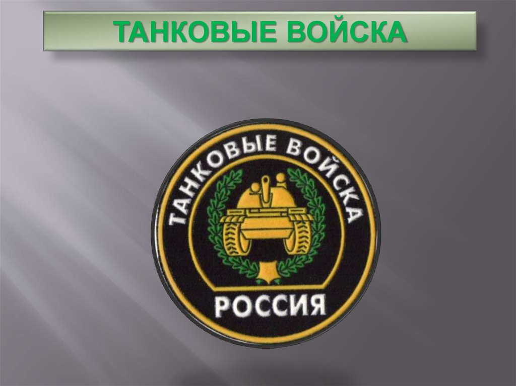 Род войск танковые войска