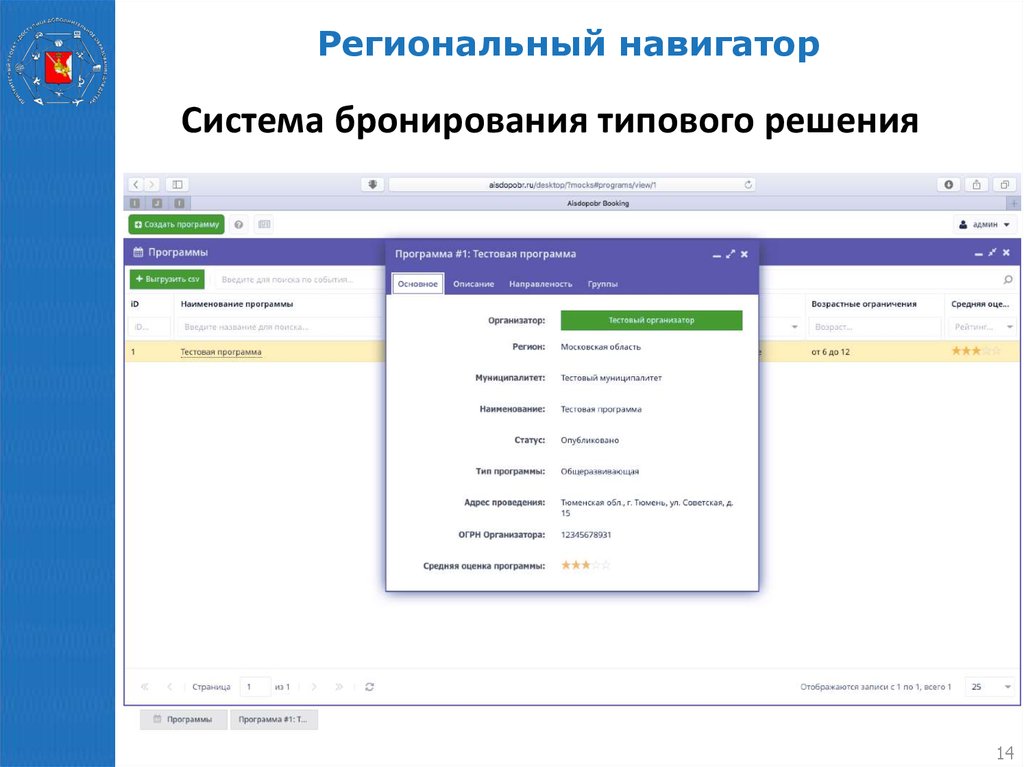 Аис навигатор образования