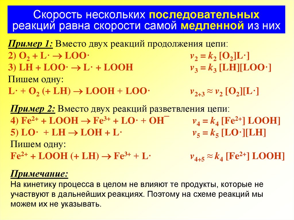 Начальная скорость реакции равна