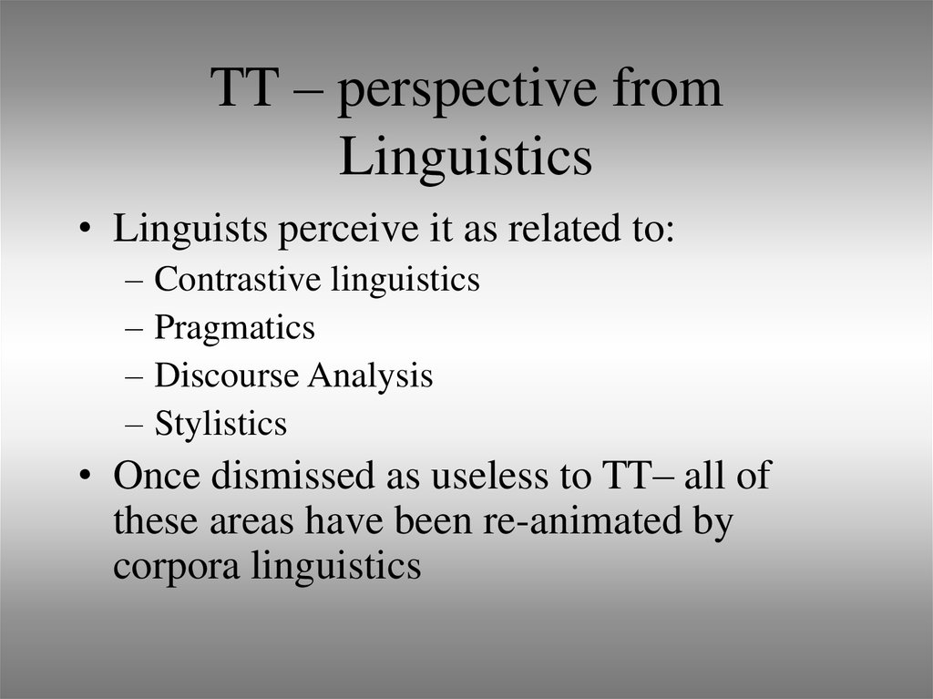 Translation Theory - online presentation