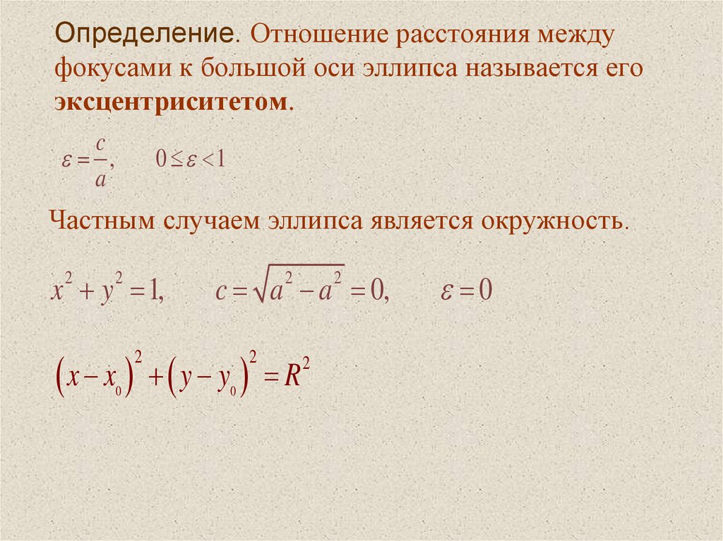 Число второго порядка. Отношение расстояния между фокусами к большой оси называется. Отношение расстояния между фокусами эллипса к его большой оси. Отношение расстояние между фокусами к большой оси. Отношение расстояния между фокусами эллипса.