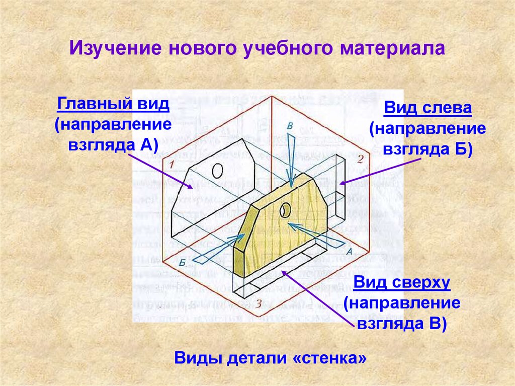 Эскиз выполняется в масштабе